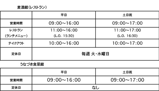 営業案内