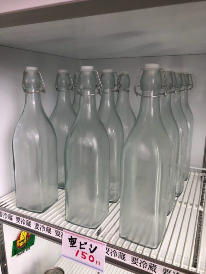 量り売り用1L瓶販売開始